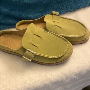 Green Slip-On Shoes